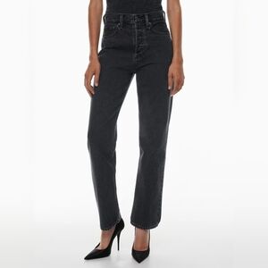 ARITZIA Denim Forum Black Contemporary The '90s Joni Hi-rise Loose Jean Size 23